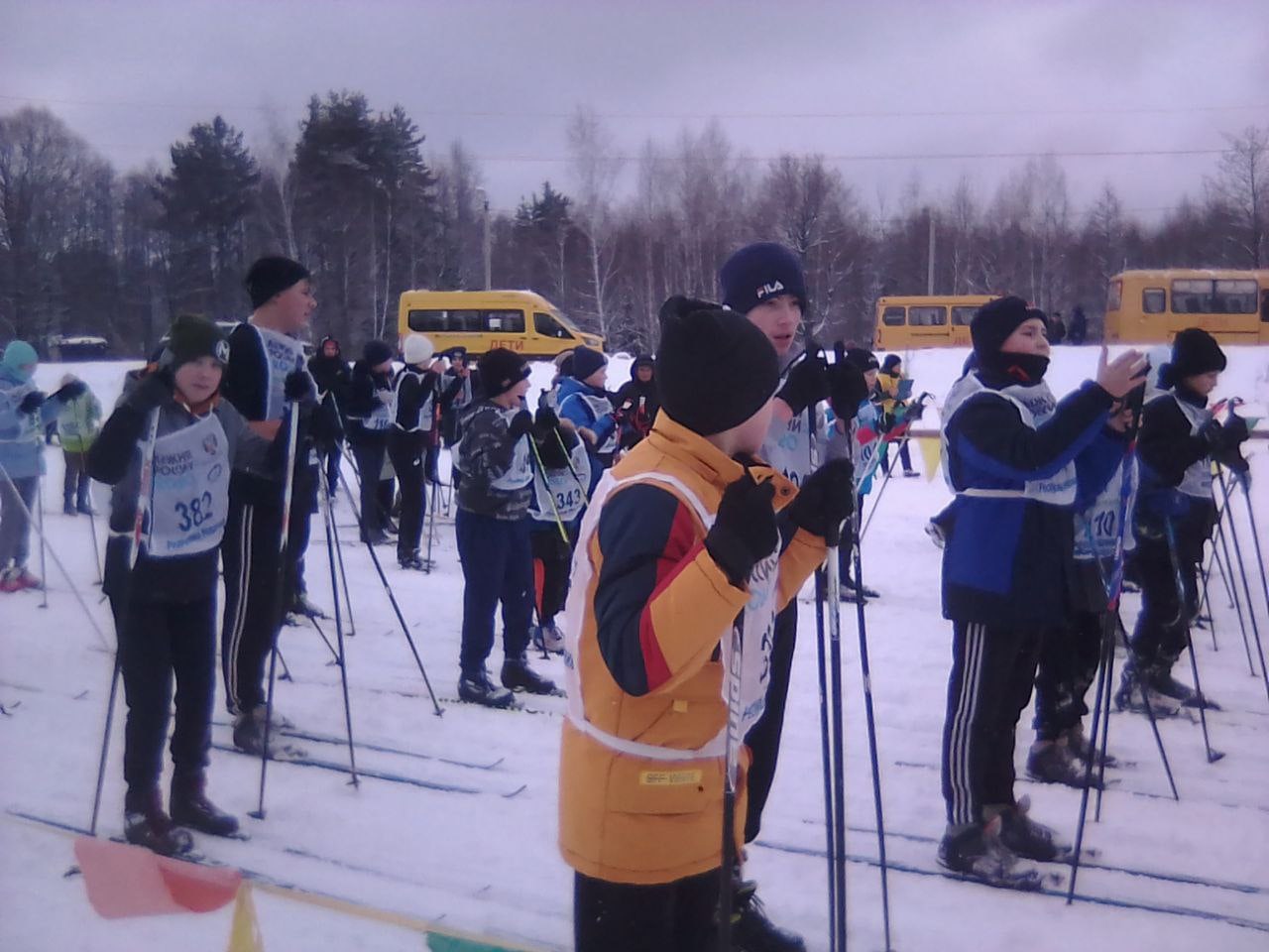 Соревнования по личному первенству Ардатовского района среди школьников по лыжным гонкам..